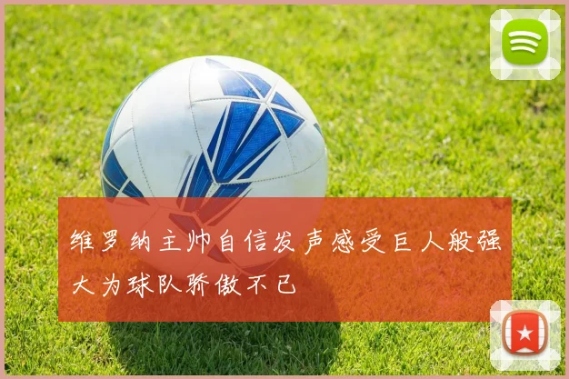 维罗纳主帅自信发声感受巨人般强大为球队骄傲不已